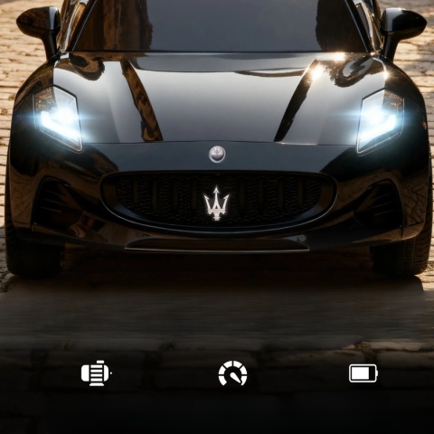 Samochód elektryczny dla dzieci 2-osobowy MASERATI Czarny 12V