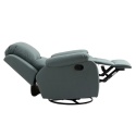 Fotel bujany rozkładany z podnóżkiem wypoczynkowy telewizyjny do nauki pracy grania