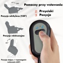 Fotel podnoszony rozkładany elektryczny wypoczynkowy telewizyjny geriatryczny
