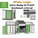 Kurnik klatka wybieg dla kur lub małych zwierząt