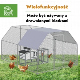 Kurniki klatka wybieg dla kur kaczek gęsi małych zwierząt