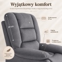Fotel podnoszony regulowany elektryczny rozkładany geriatryczny telewizyjny wypoczynkowy