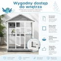 Klatka dla ptaków Drewniana Woliera dla papug domek